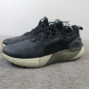 UNDER ARMOUR Charged Phantom Storm Golf Shoes Mens Size 9 Black Lace Up